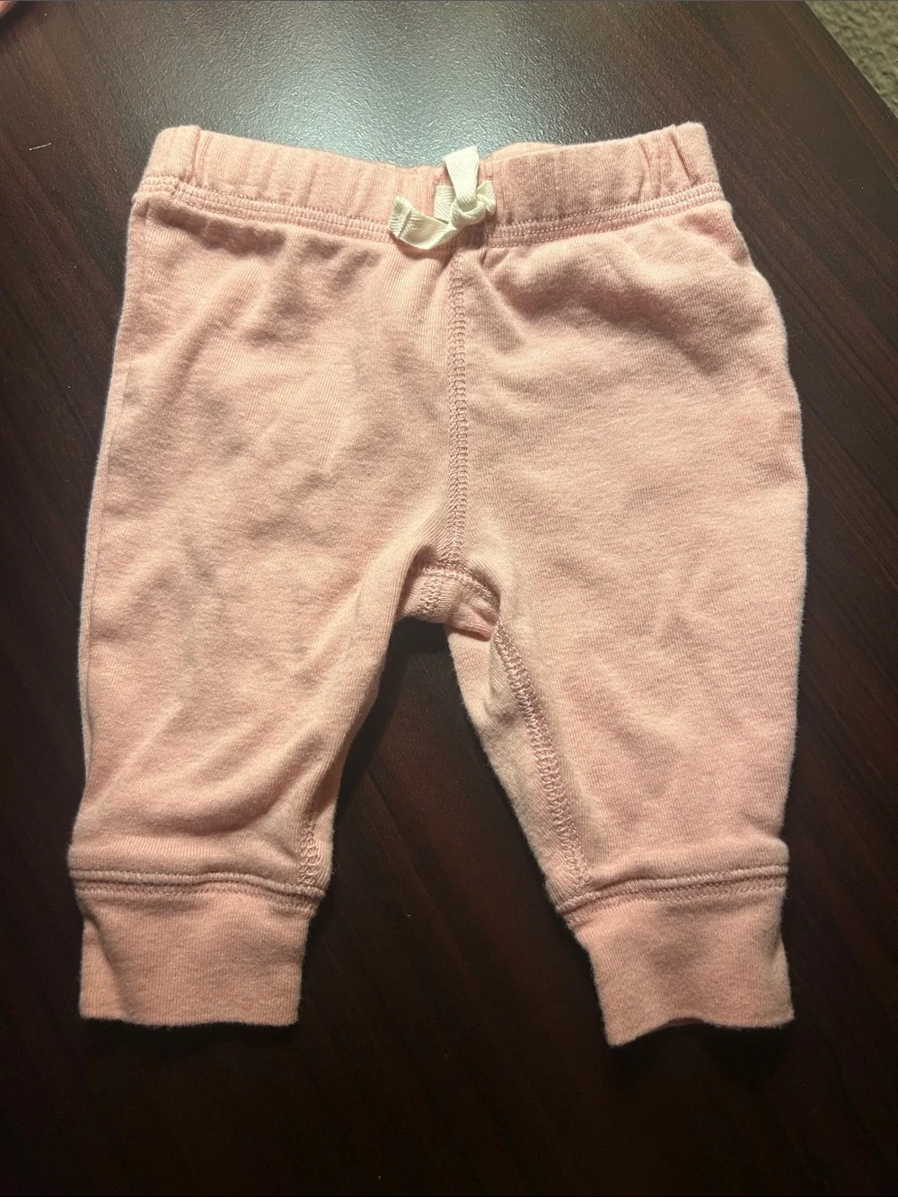 Carter's Light Pink Baby Jogger Pants with Drawstring